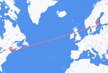 Flights from Boston to Stockholm