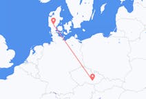 Flights from Brno in Czechia to Billund in Denmark