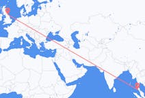 Flyreiser fra Phuket City, Thailand til Newcastle upon Tyne, England