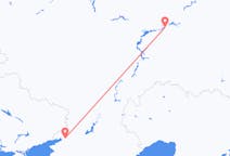 Vluchten van Nizjnekamsk naar Rostov aan de Don