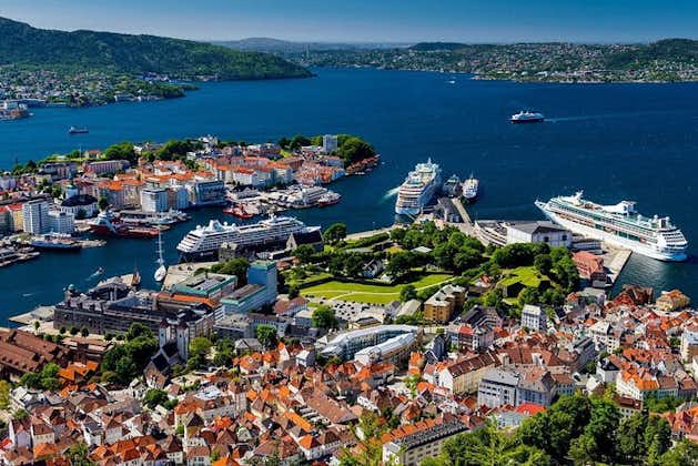 Visite privée à pied de la ville de Bergen