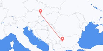 Flyg från Slovakien till Bulgarien