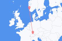 Flyreiser fra Stavanger, Norge til Zürich, Sveits