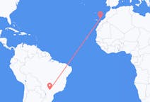出发地 巴西出发地 普鲁登特总统 (圣保罗)目的地 西班牙兰萨罗特岛的航班