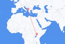 Flights from Kisumu, Kenya to Corfu, Greece