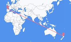 出发地 新西兰陶朗加目的地 西班牙Santiago del Monte的航班