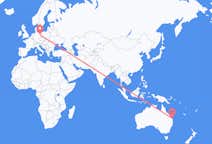 Flyg från Hervey Bay, Australien till Berlin, Maryland, Tyskland