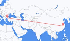 Flyg från Huangshan, Kina till Alexandroupolis, Grekland