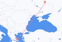 Flyreiser fra Athen, Hellas til Kharkiv, Ukraina