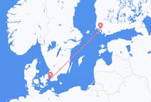 Loty z Malmo, Szwecja do Turku, Finlandia
