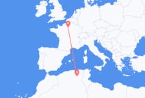 Flyrejser fra Biskra, Algeriet til Paris, Frankrig