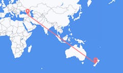 Flights from Hokitika, New Zealand to Kars, Turkey