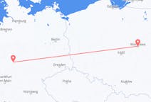 Vluchten van Kassel, Duitsland naar Warschau, Polen