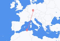 Flyrejser fra Sétif, Algeriet til Nürnberg, Tyskland