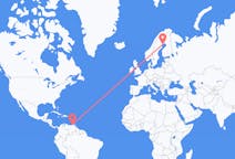 Flights from Porlamar, Venezuela to Luleå, Sweden