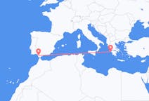 Vluchten van Zakynthos-eiland, Griekenland naar Jerez, Spanje