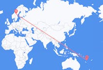 Flights from Port Vila, Vanuatu to Östersund, Sweden
