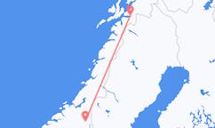 Vluchten van Røros naar Narvik