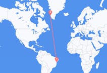 出发地 巴西萨尔瓦多目的地 格陵兰努克的航班