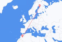 Flights from Zagora, Morocco to Oulu, Finland