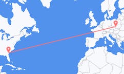 Flights from Savannah, the United States to Katowice, Poland