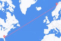 Flights from Jacksonville, the United States to Bodø, Norway