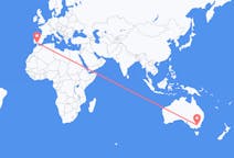 Flyrejser fra Albury, Australien til Sevilla, Spanien