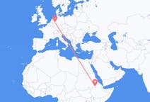Flyreiser fra Gonder, Etiopia til Dortmund, Tyskland
