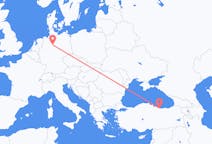 Loty z Giresun, Turcja do Hanower, Niemcy