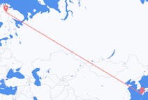 Flyreiser fra Kagoshima, Japan til Ivalo, Finland