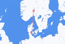 Flights from Sønderborg to Oslo