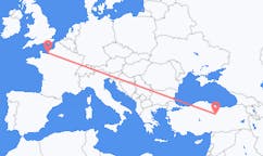 Flyreiser fra Deauville, Frankrike til Sivas, Tyrkia