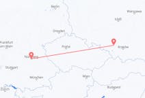 Flyreiser fra Katowice, Polen til Nürnberg, Tyskland
