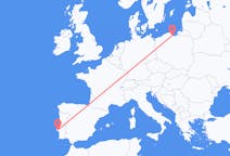 Lennot Lissabonista Gdańskiin