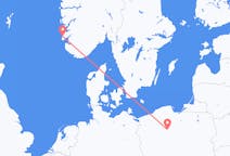 Flights from Haugesund, Norway to Bydgoszcz, Poland