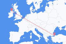 Lennot Derryltä, Pohjois-Irlanti Istanbuliin, Turkki