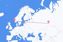Flights from Tyumen, Russia to Haugesund, Norway
