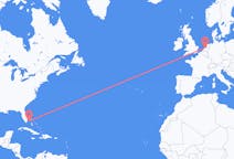 Flyrejser fra Bimini til Amsterdam