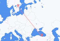 Flights from Giresun, Turkey to Linköping, Sweden