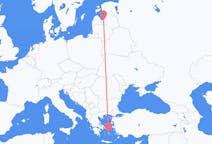 Flights from Naxos to Riga