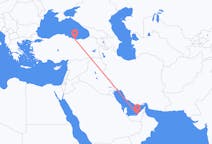 Flyreiser fra Abu Dhabi, De forente arabiske emirater til Ordu, Tyrkia