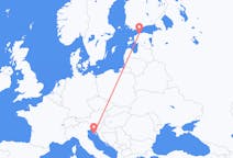 Flights from Tallinn in Estonia to Pula in Croatia