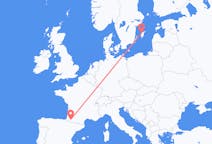Flights from Pau, Pyrénées-Atlantiques, France to Visby, Sweden