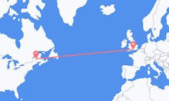 Flyreiser fra Presque Isle, USA til Southampton, England