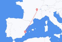 Flights from Alicante, Spain to Lyon, France