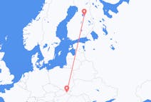 Flyreiser fra Košice, Slovakia til Kajana, Finland