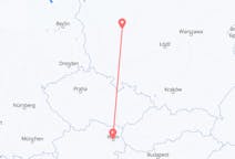 Vols de la Vienne, Autriche vers Poznań, Pologne