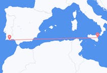 Flyreiser fra Catania, til Faro-distriktet
