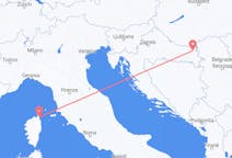 Flights from Bastia, France to Osijek, Croatia