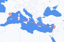 Flyrejser fra Damaskus til Barcelona